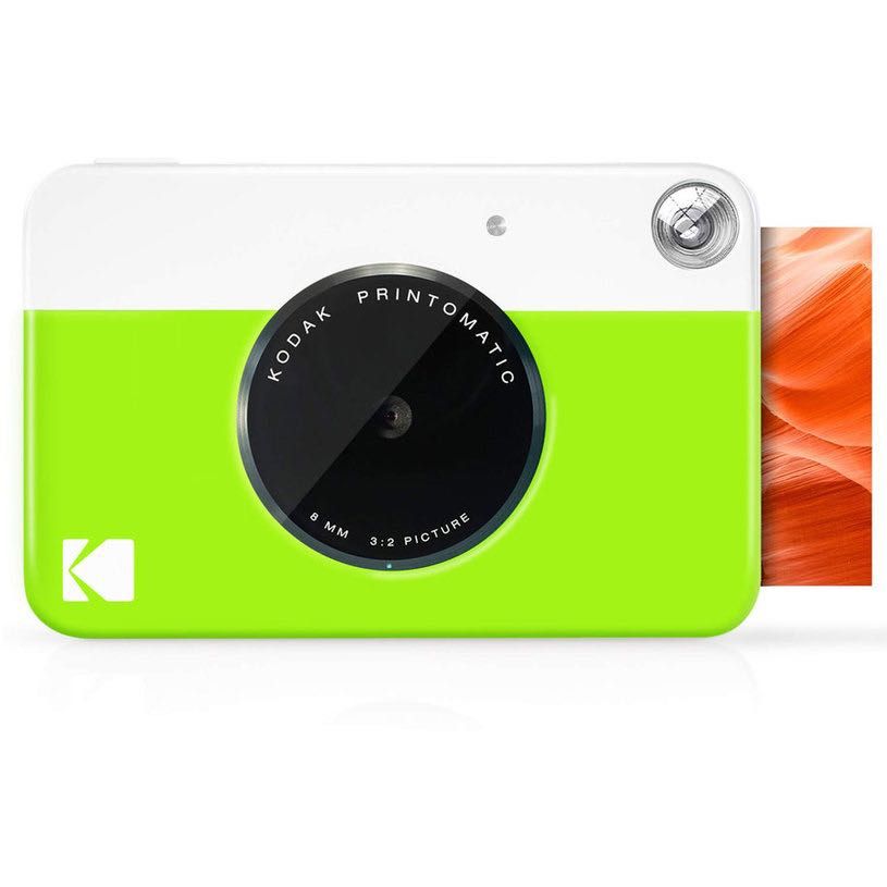 Фотоапарат за моментни снимки KODAK PRINTOMATIC ZINK GREEN + Гаранция