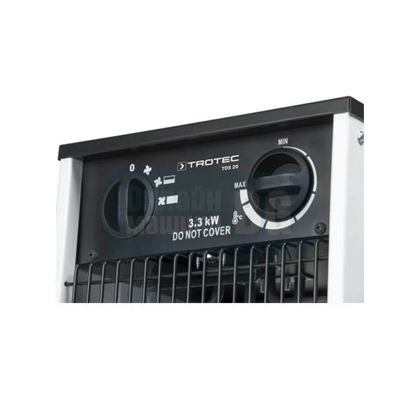 Електрически монофазен калорифер TROTEC TDS 20, 3.3 kW, 335 м³/ч