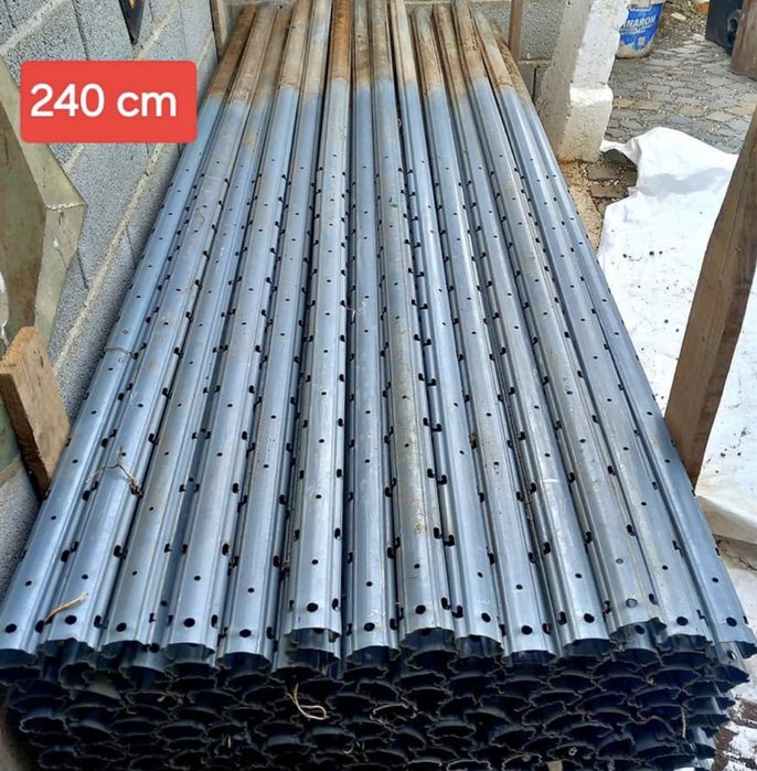 Spalieri zincati metalici stalpi