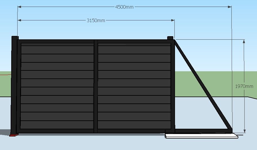 Конзолен Портал с пълнеж от WPC дъски