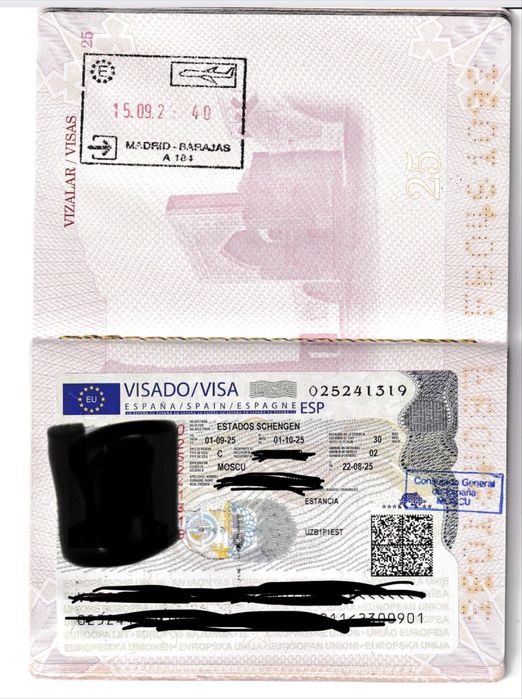 Виза в европу (шенген)