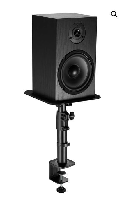 Стойка за високоговорител за бюро - комплект от 2 части, въртяща