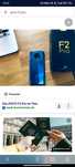 Poco f 2 oro blue