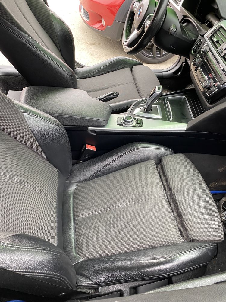 Interior piele cu material BMW F31