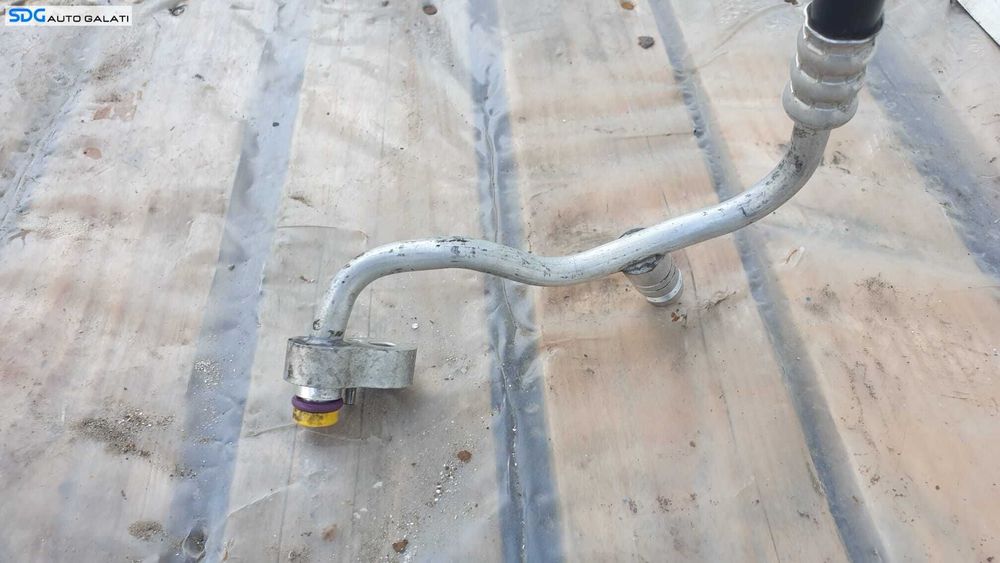 Furtun Conducta Compresor Radiator AC Aer Conditionat Clima BMW Seria 1 E81 E87 118 120 2.0 D N47 2004 - 2011 Cod 9151733 9151734