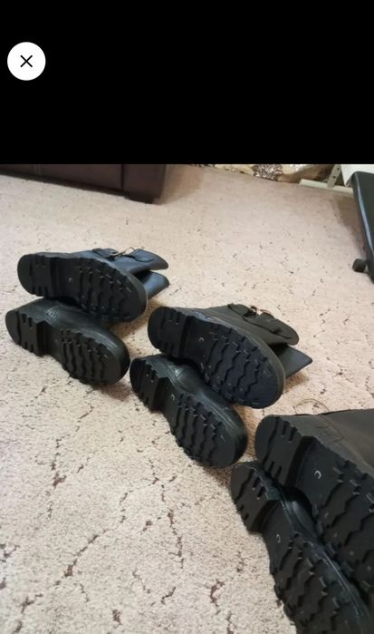 Сапоги кирзовые и берцы все новые