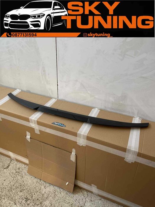 Bmw G30 Лип спойлер багажник тип М4 Бмв г30 добавка багажник lip bagaj