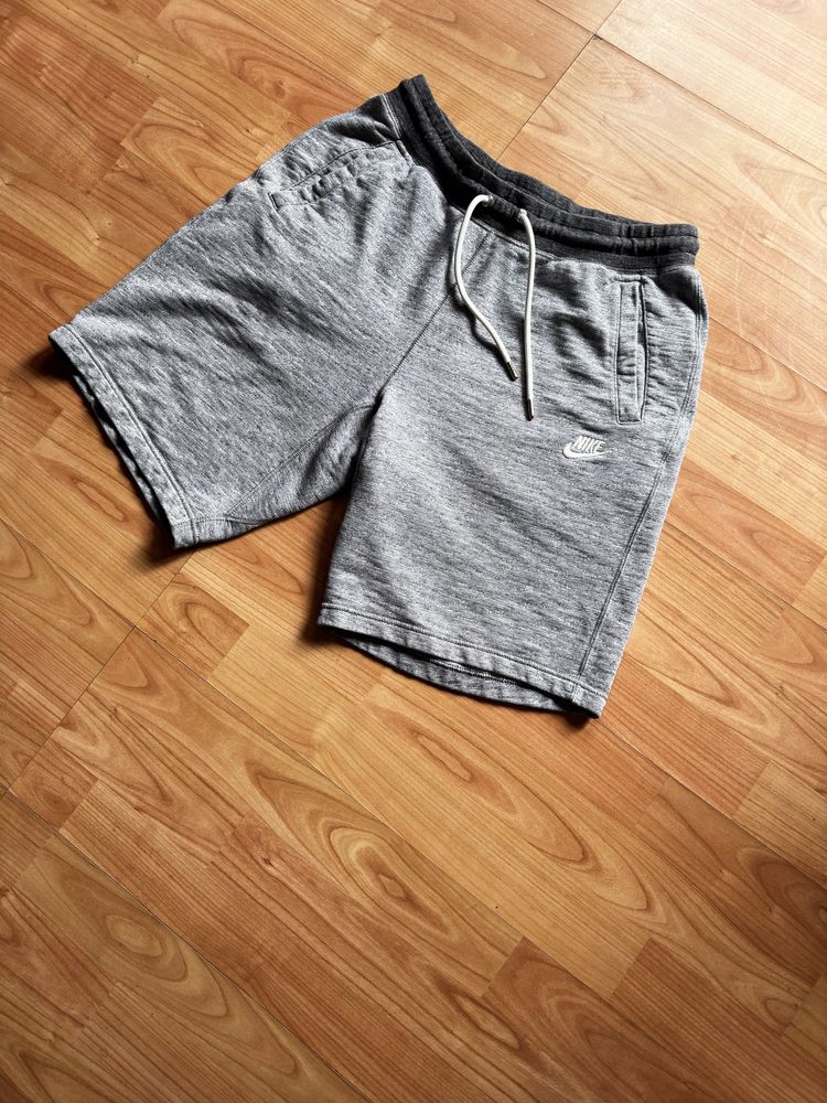 Shorts pantaloni scurti pants sweats gri Nike Legacy bumbac