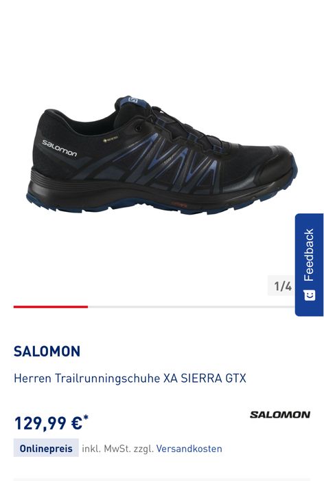 Туристически обувки SALOMON XA SIERRA GORE-TEX .Номер 43.5