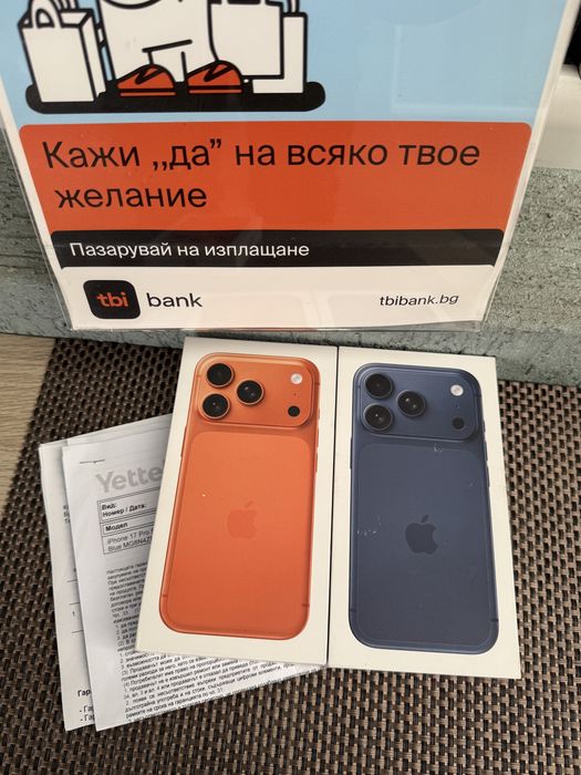 36М НОВ!ЛИЗИНГ*95лв/м iPhone 17 Pro Orange айфон 17 про