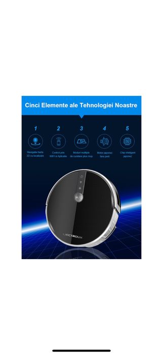 Aspirator robot Liectroux C30B (E30) cu funcție mop – ca nou