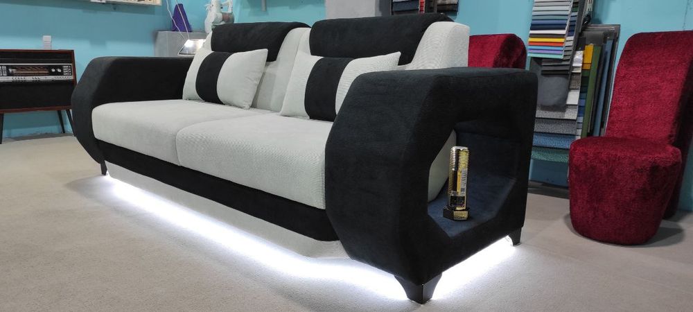 Музыкальный диван с подсветкой для дома офиса