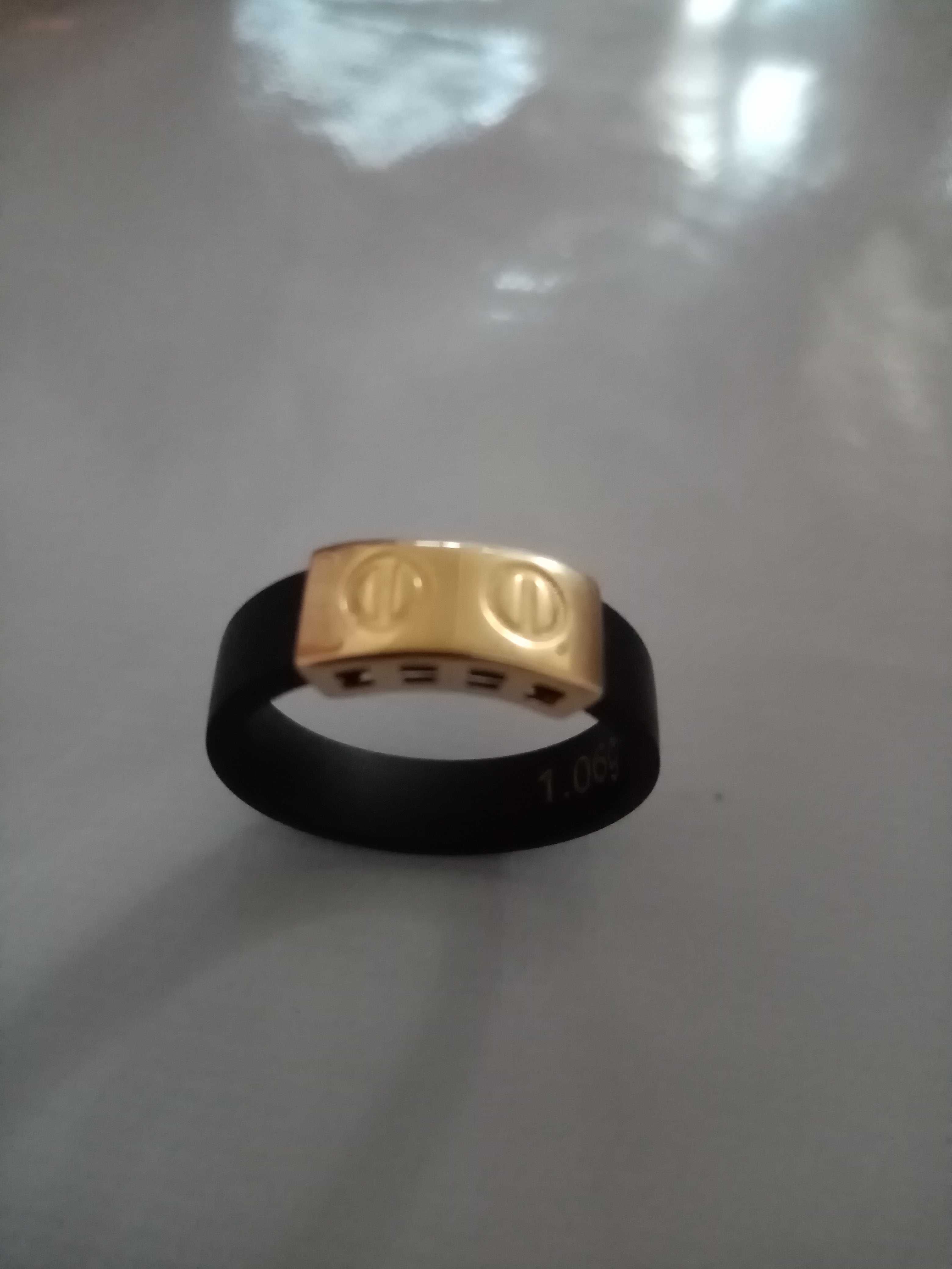 Кольцо каучкли золотое проба 585 размер 18