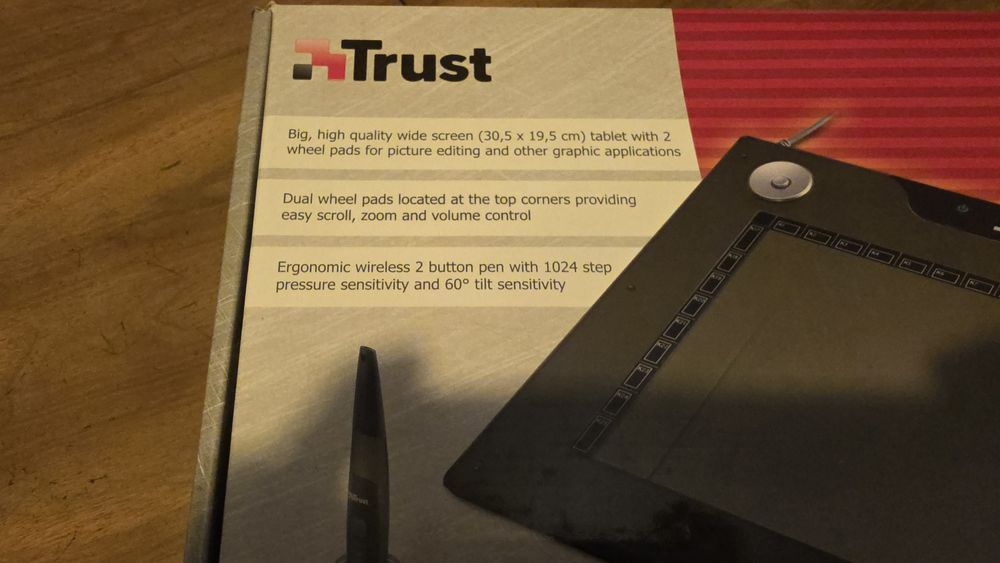 Широкоекранен графичен таблет Trust TB-7300