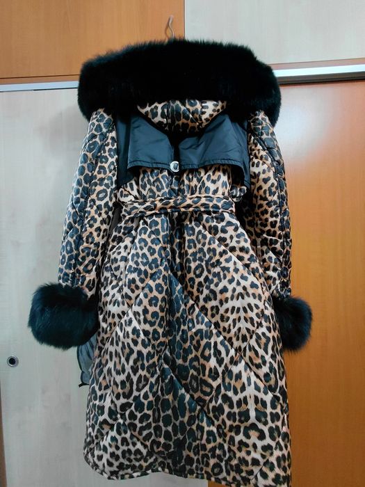 Haina de iarna cu blana naturala