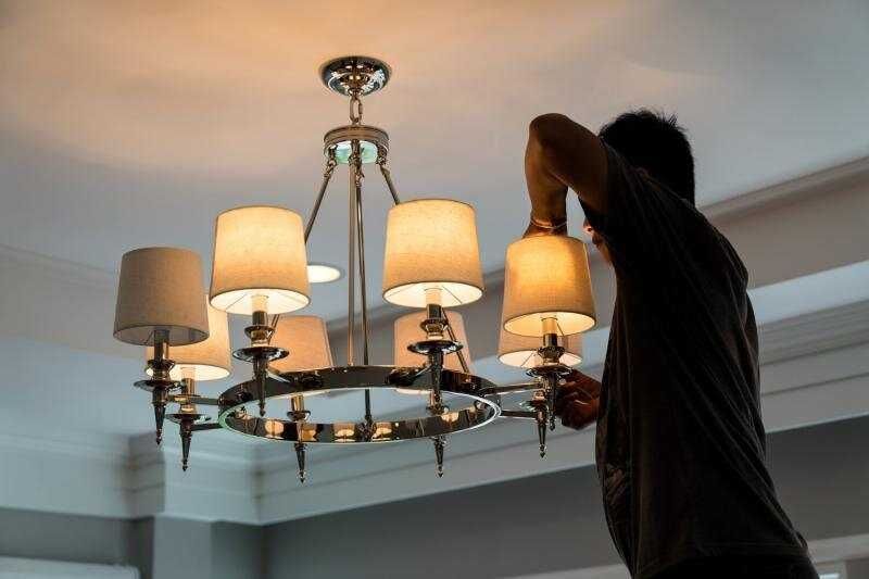 Навеска люстр, Электрика Установка бра, розеток. Мастер на все руки