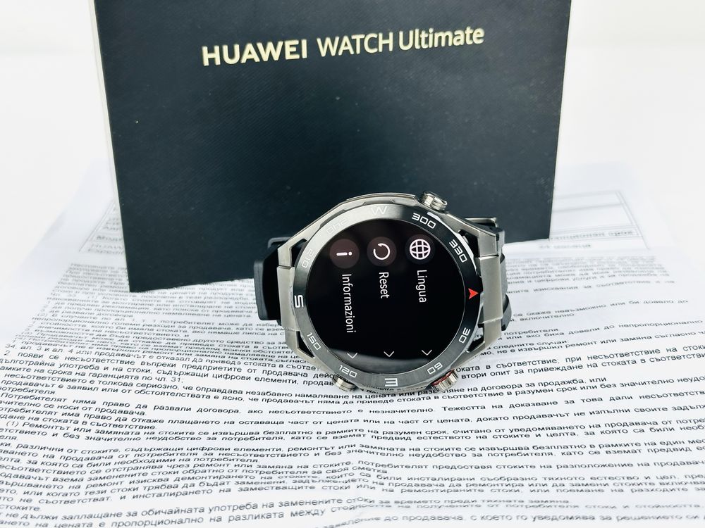 Huawei WATCH Ultimate Black Перфектен! 2г. Гаранция!