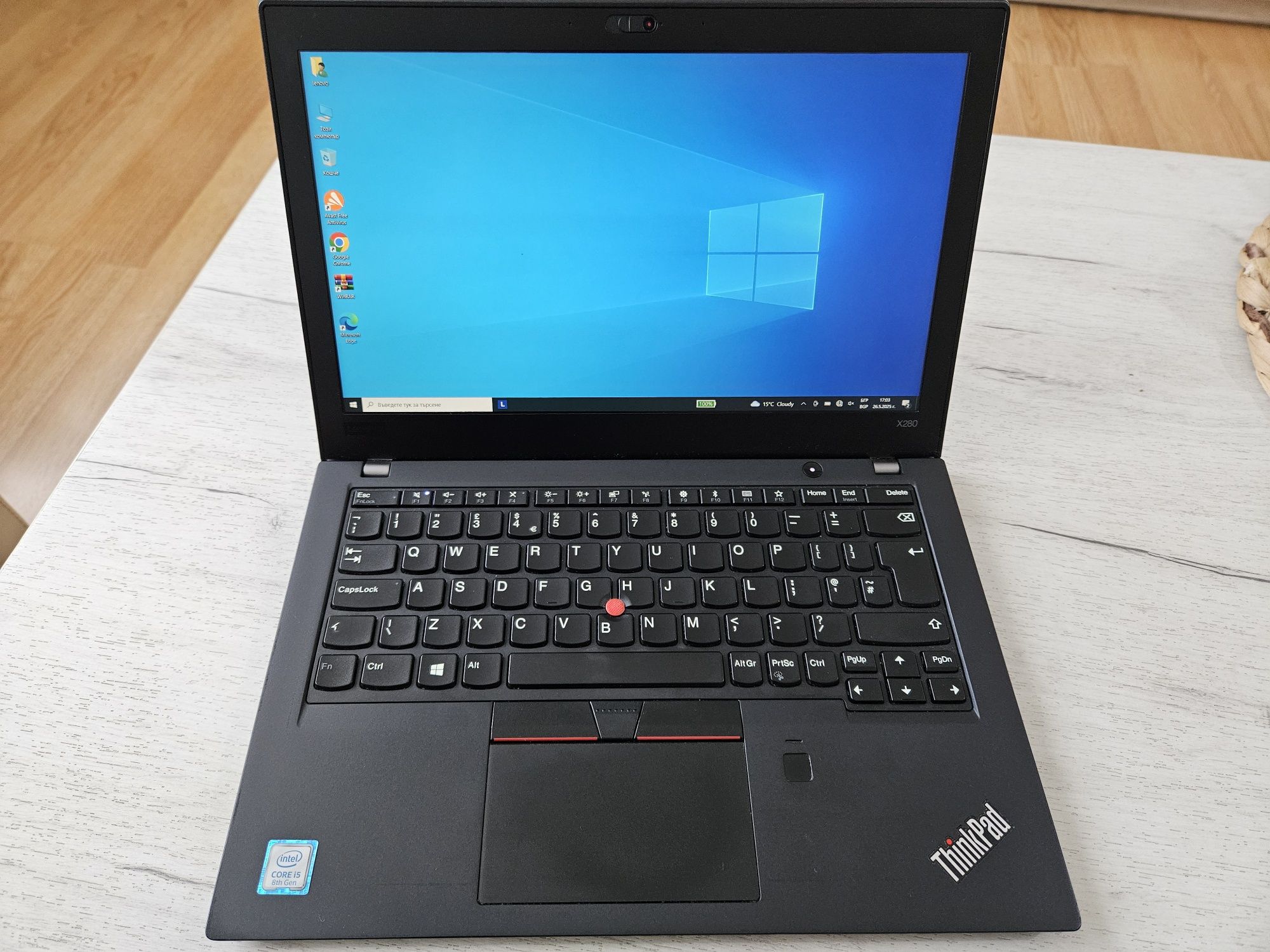 Lenovo x280 12,5" - Touch /i5-8250U/16GB/256GB NVME/FULLHD