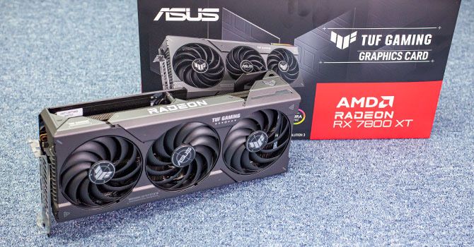Placa video ASUS Radeon RX 7800 XT TUF Gaming OC 16GB GDDR6 256-bit