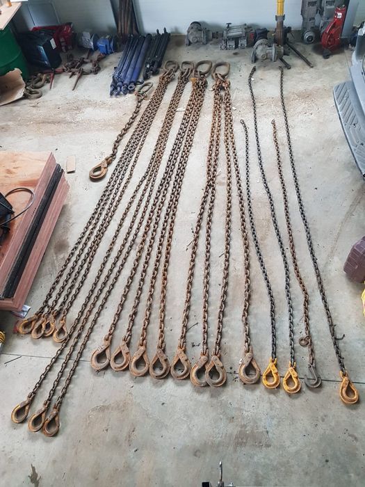 Lanț 4 șiruri ridicare sarcini macara zală 14 mm 10mm