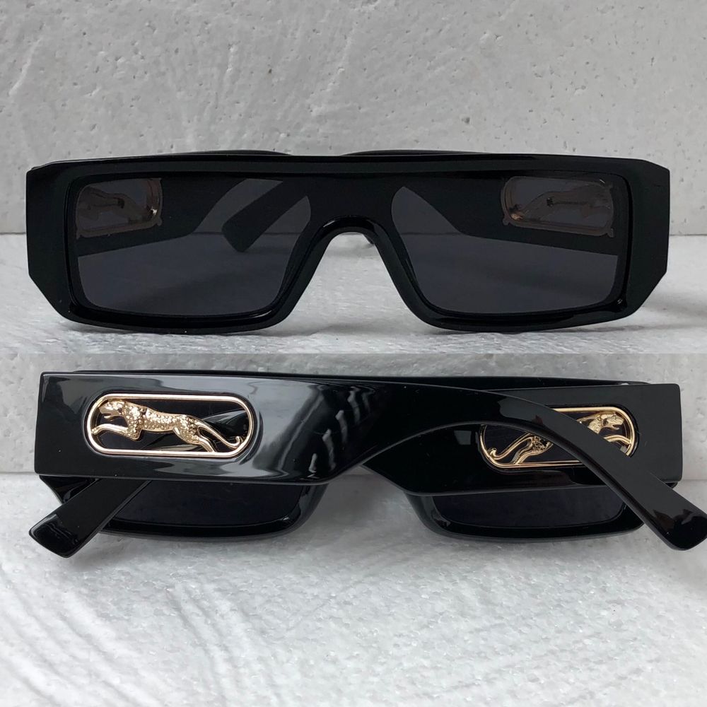 Cartier Дамски Мъжки слънчеви очила маска правоъгълни