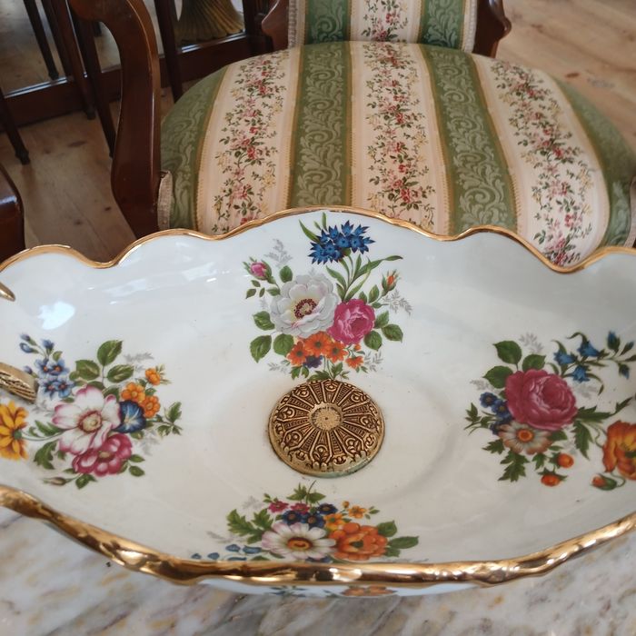 Фруктиера бронз порцелан