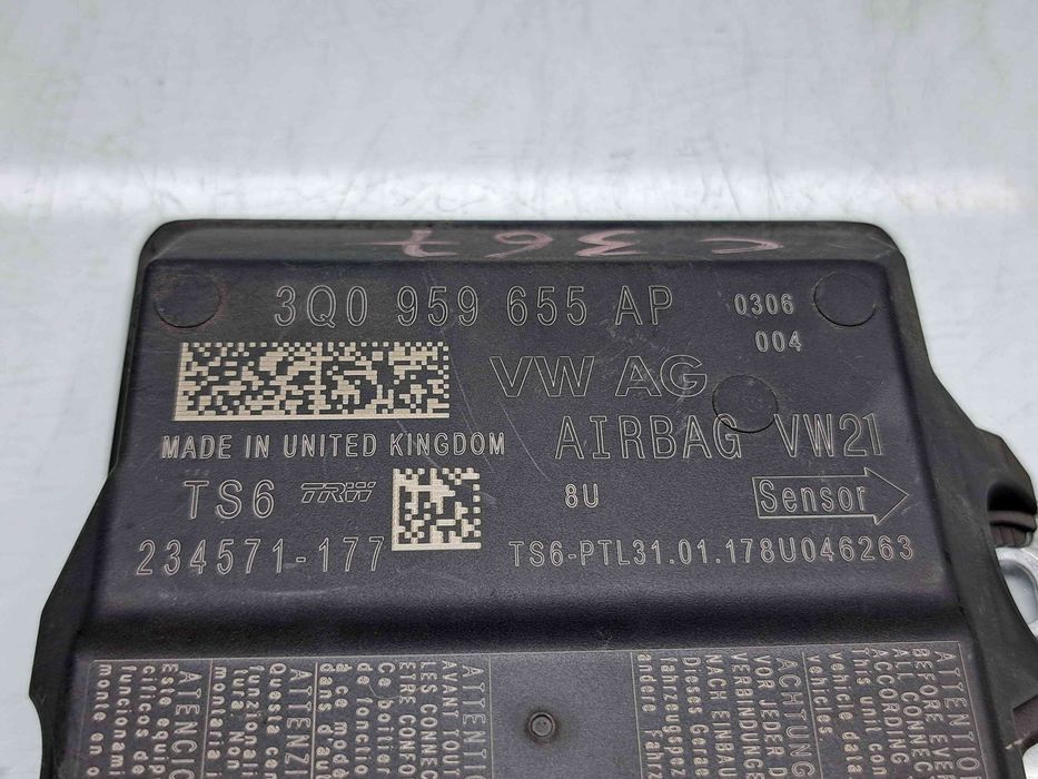 Calculator airbag Volkswagen Passat B8 (3G2) [Fabr 2015-prezent] 3Q095