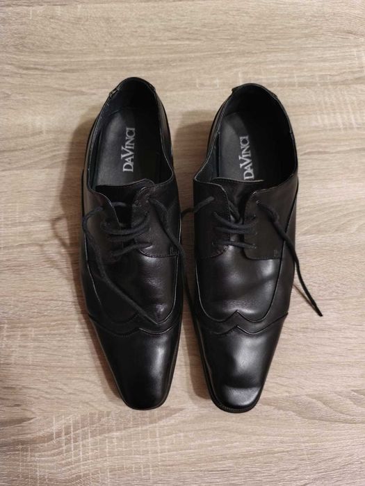 pantofi barbati, eleganti, Da Vinci, din piele naturala marimea 44