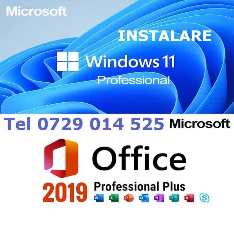 Instalare WINDOWS 11*10 Imprimanta Office la domiciliul clientului