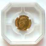 Moneda AUR 20 lei 1883 AU58 , Romania, autentificata