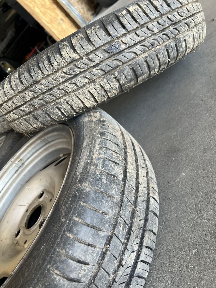 Jante tabla cu cauciucuri vara Smart fortwo 155 70 15”