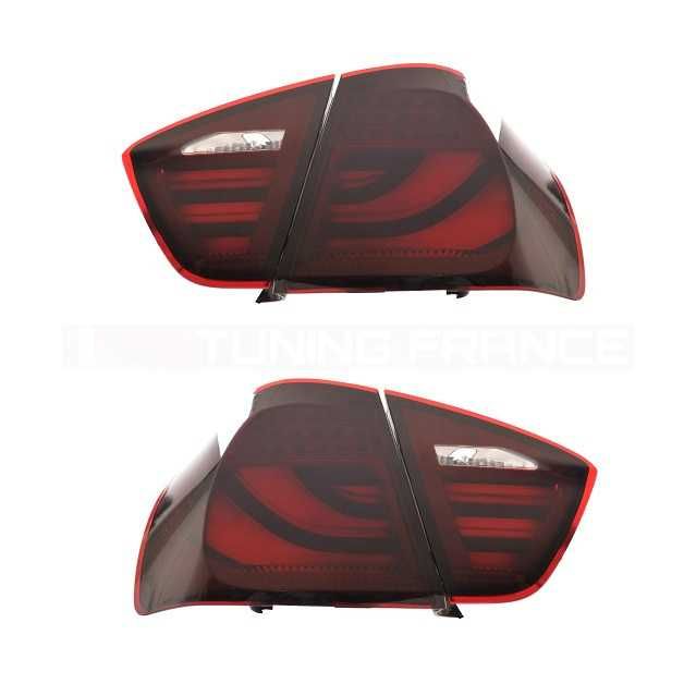 Stopuri LED Light Bar LCI Design BMW E90 (2005-2008) Rosu Inchis