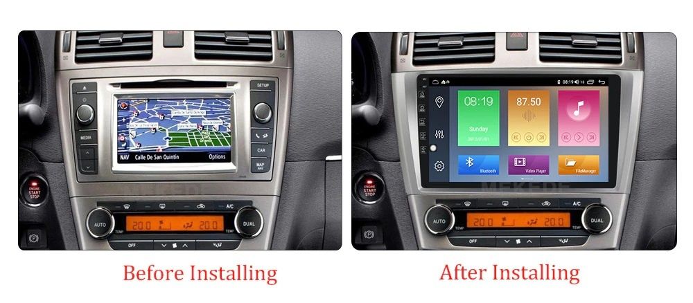 Navigatie Android GPS USB WiFi Microfon Toyota Avensis 2003-2015 -7 ,9