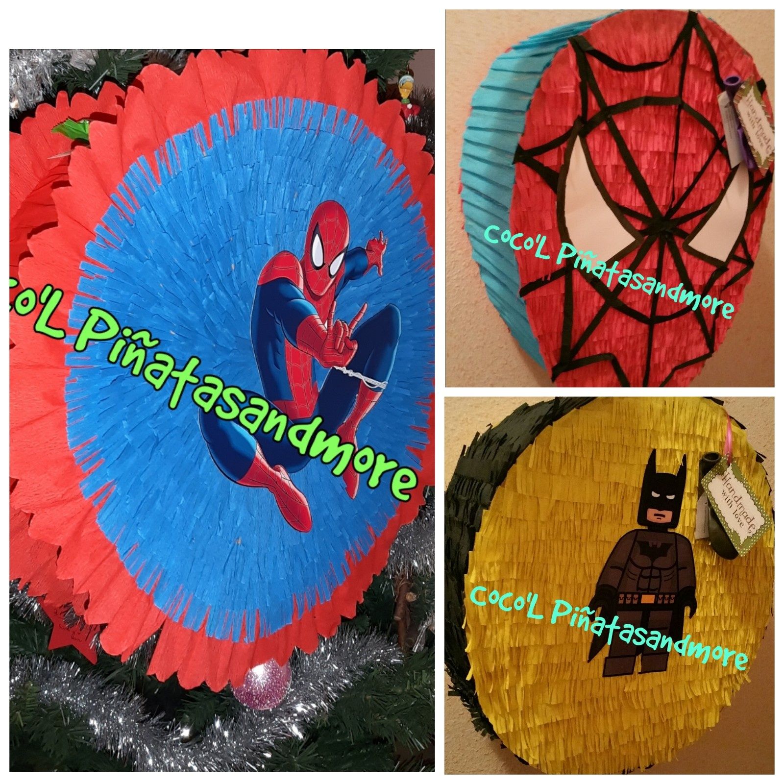 PiñataSpiderman,EroiÎnPijama,Țestoase,PatrulaCățelușBatman,Motor,Sonic