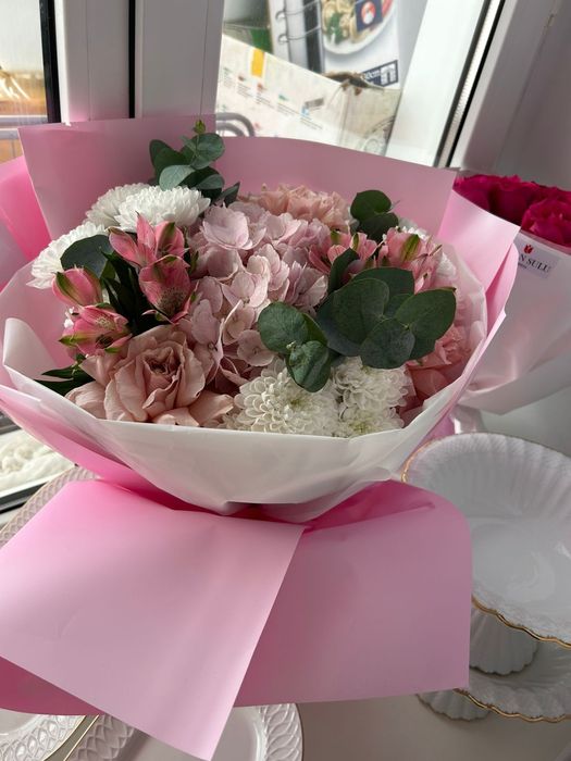 Букет нежный, свежий 6000тг