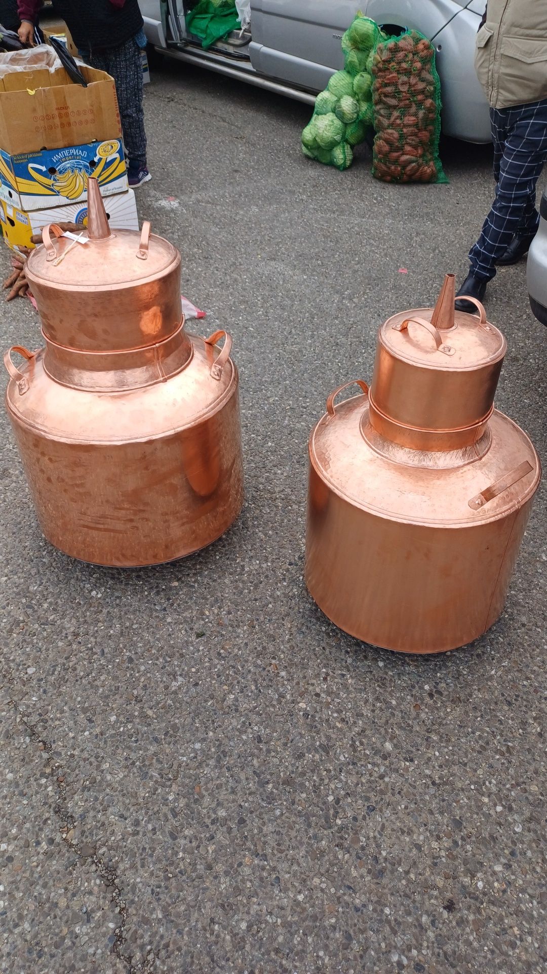 Tabla de vanzare sau cazan  de țuică din cupru sau inox avem in stoc s