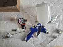 Pistol Pentru Vopsit HVLP 1.4/1.7/2mm 600ml 3.5-4.5cfm