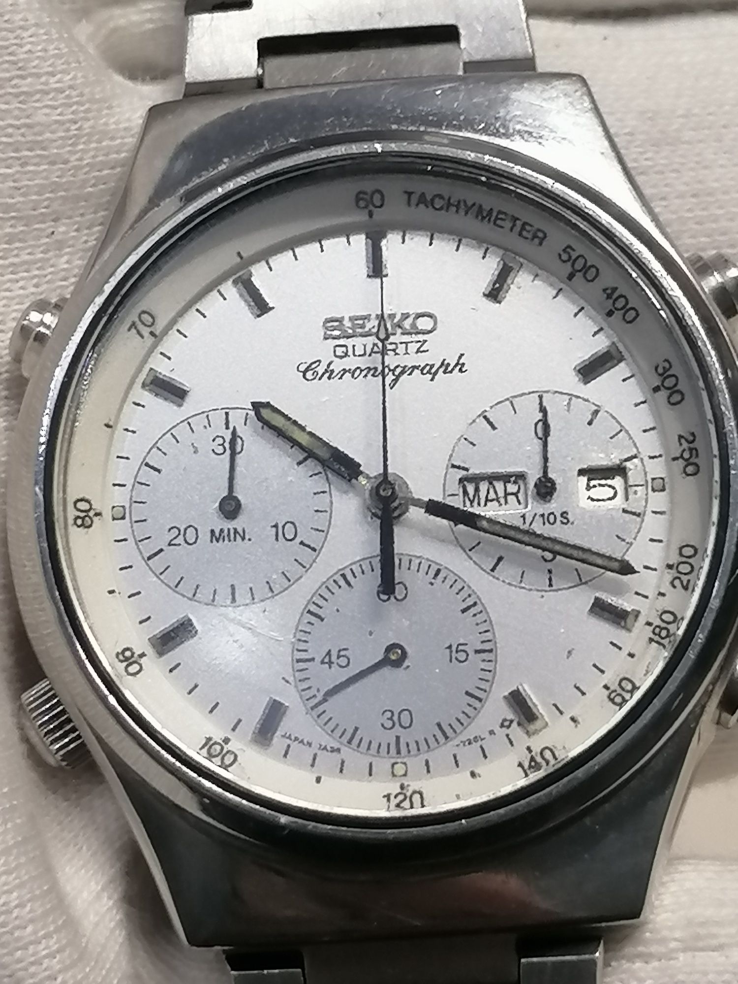 Ceas vintage Seiko Chronograph 7A38