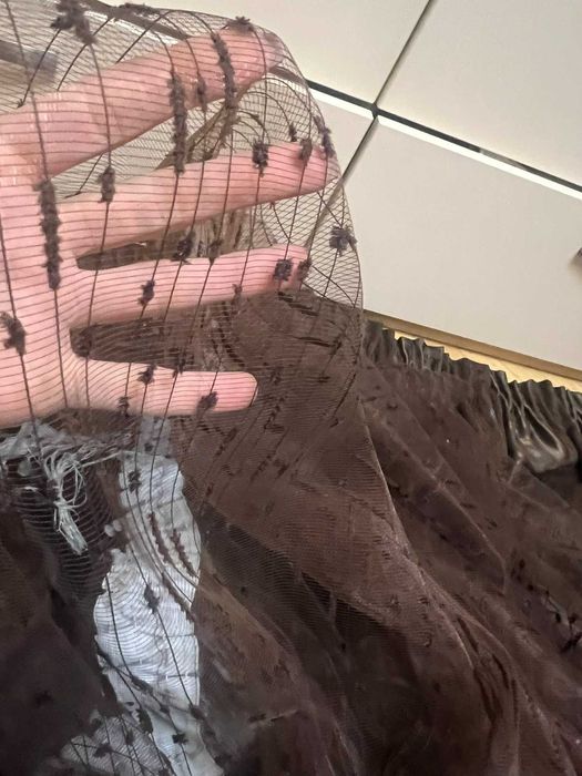 Завеси - 2бр. плътни и 1бр. тънка с перделък