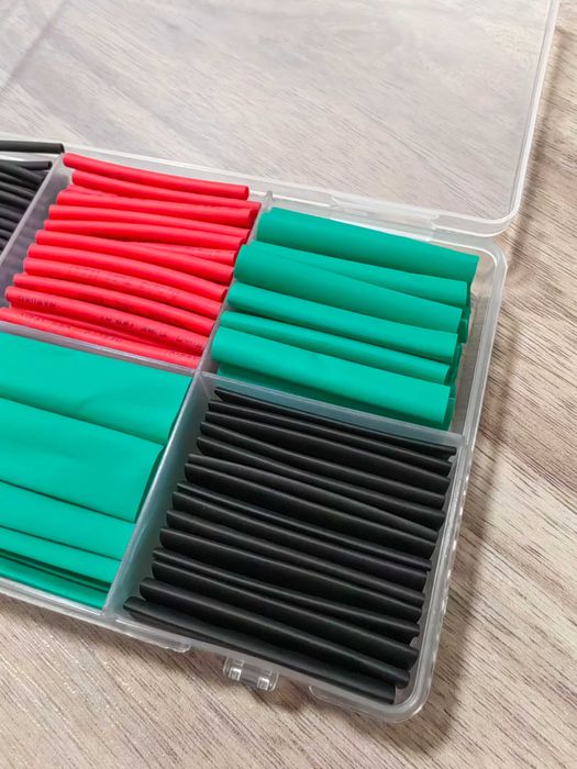 Set 210 piese tuburi termocontractante pentru reparația cablurilor