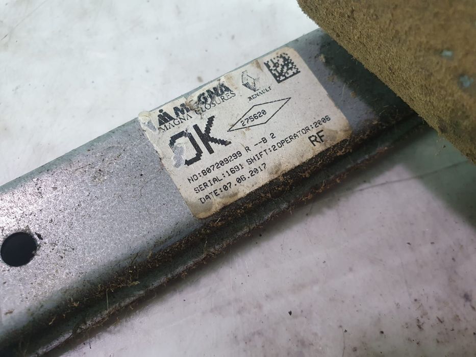 Macara cu motoras geam dreapta fata 807209299r Dacia Logan 2 [facelif