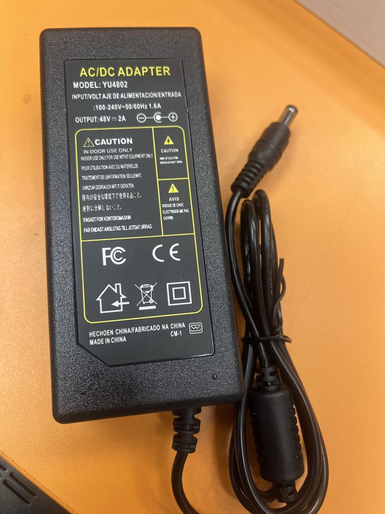 Захранване адаптор 48v 2A 48 v волта 2 A чисто нов