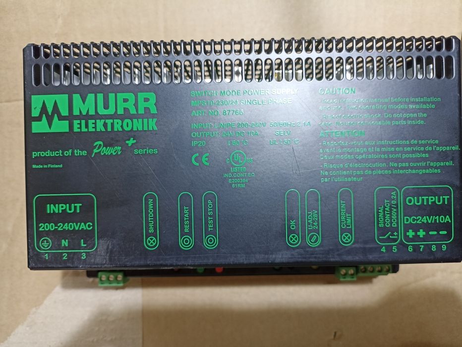Sursa alimentare 24V 10A industrială