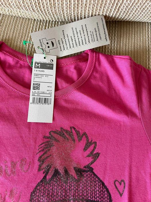 Детска блуза с дълъг ръкав United colors of Bennetton