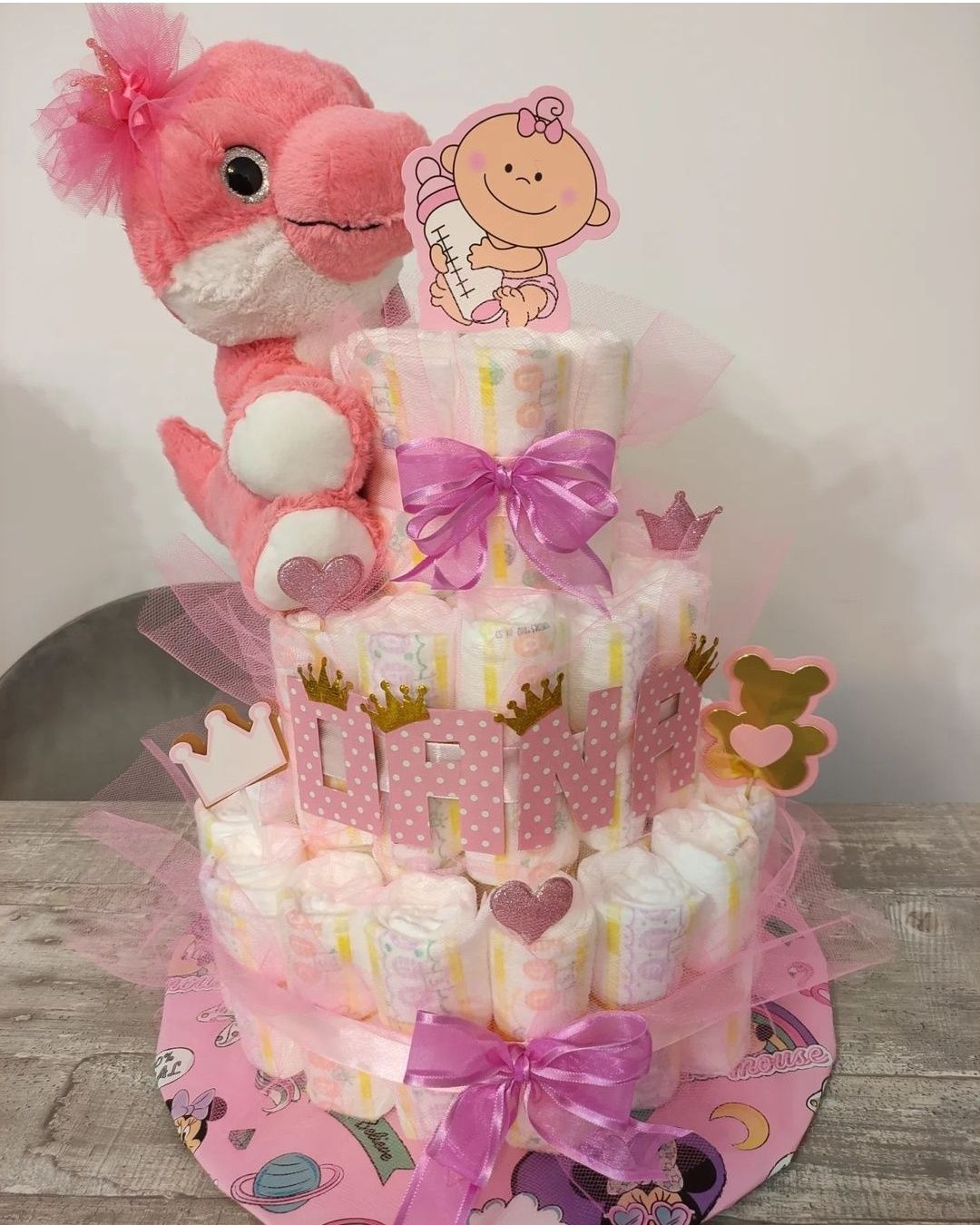 Aranjament scutece/ tort scutece/plocon/ botez/ baby shower