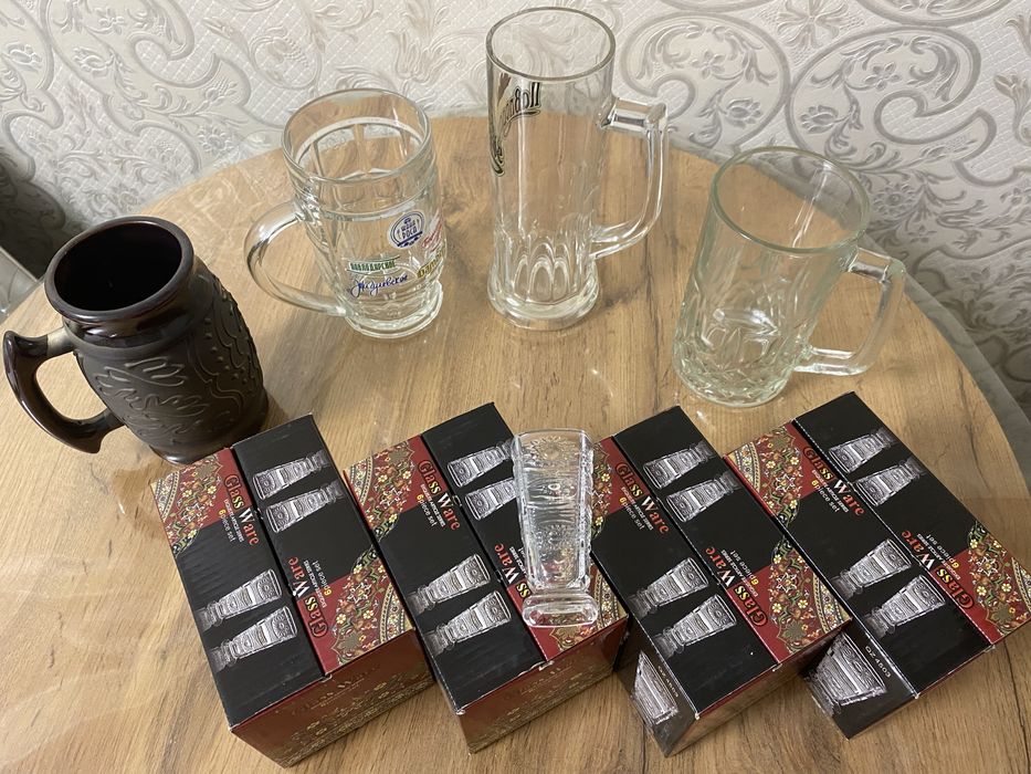 Пивные бакалы рюмки