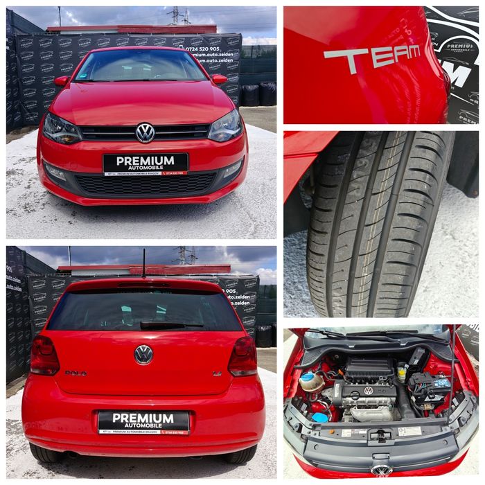 VW Polo Team 1.4 MPi benzină /80 CP /Euro 5/Scaune încălzite/Klima