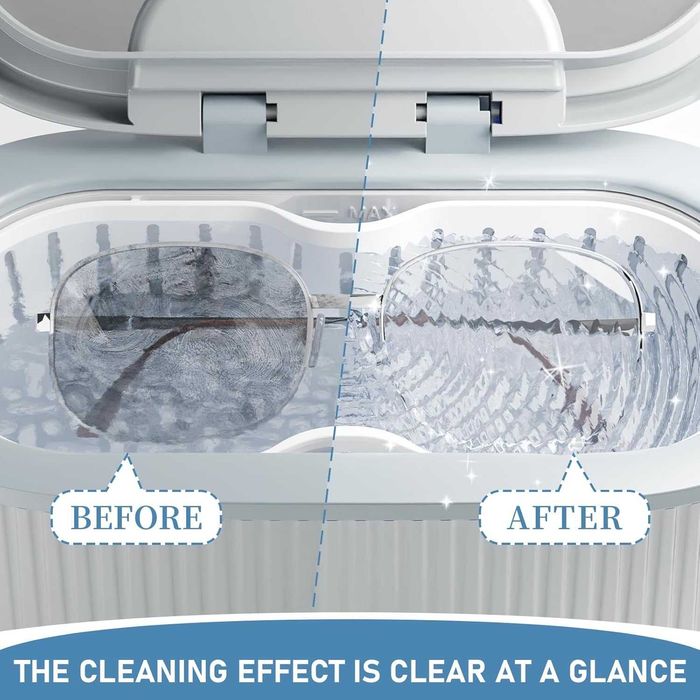 Fashome aparat de curatat cu ultrasunete 45000Hz, 550ml, LED