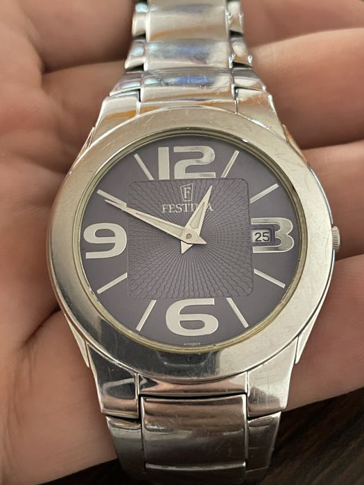 Ceas metalic barbatesc Festina slim