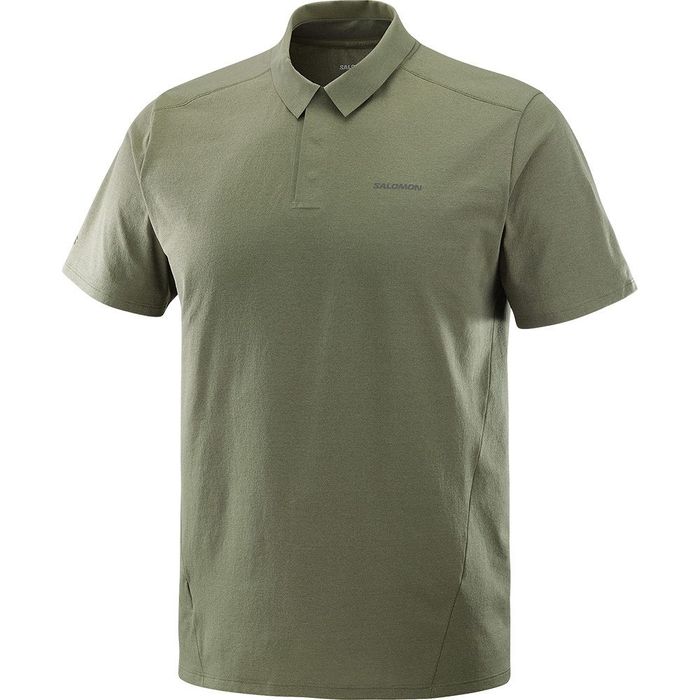 Tricou bărbați Salomon Trackline Polo, mărimea XXL